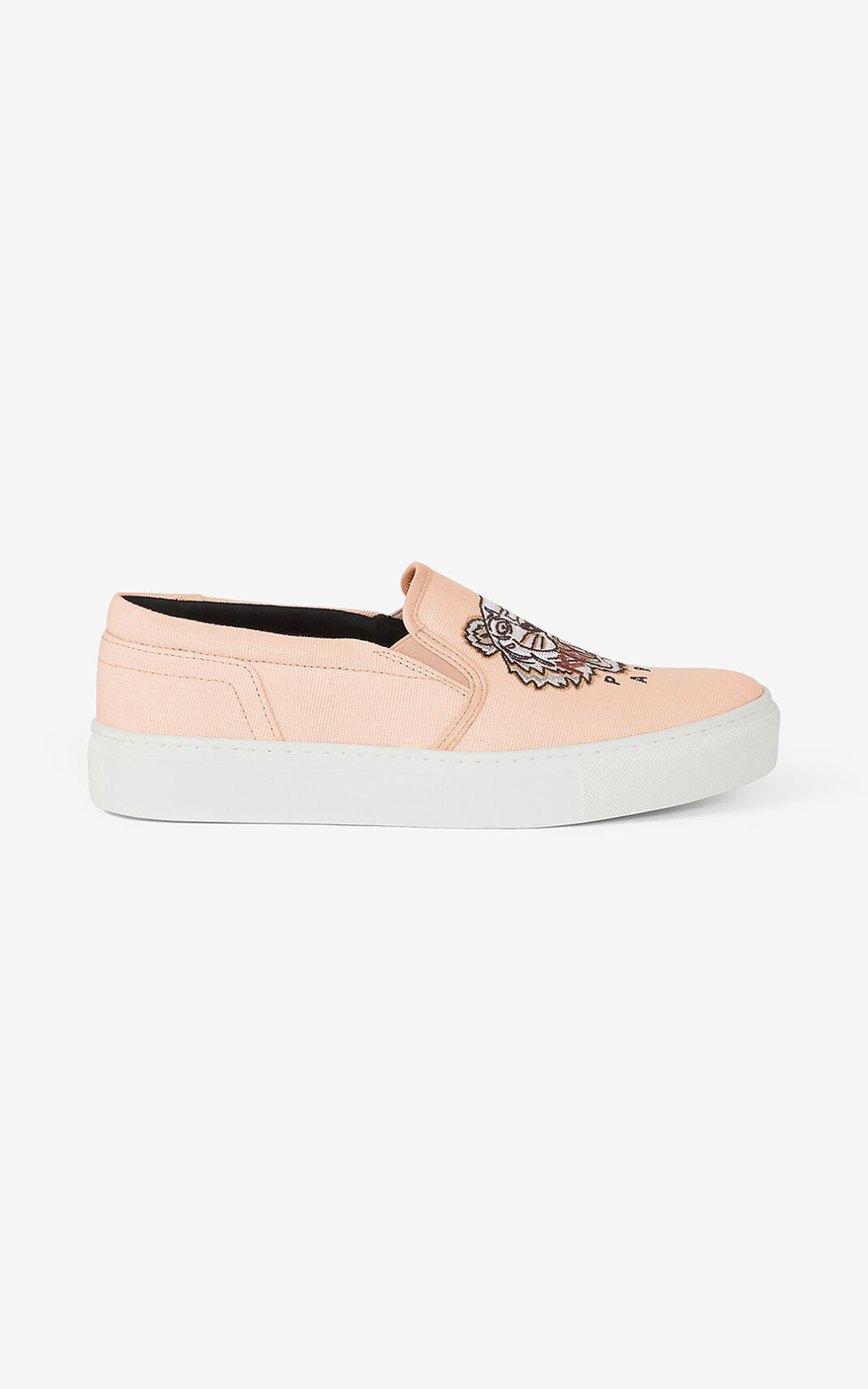 Kenzo K Skate Tiger slip on Ženska Superge Bež SI-2930354